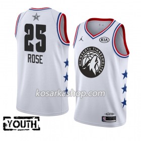 Dres Minnesota Timberwolves Derrick Rose 25 2019 All-Star Jordan Brand Bijela Swingman - Dječji